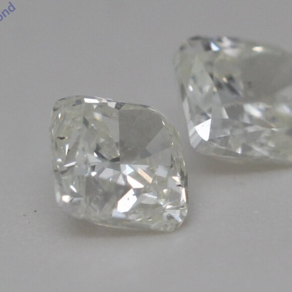 Cushion Diamond Studs 14K Yellow Gold (1.83 Ct J K Si1) C54200055 - Picture 6 of 6